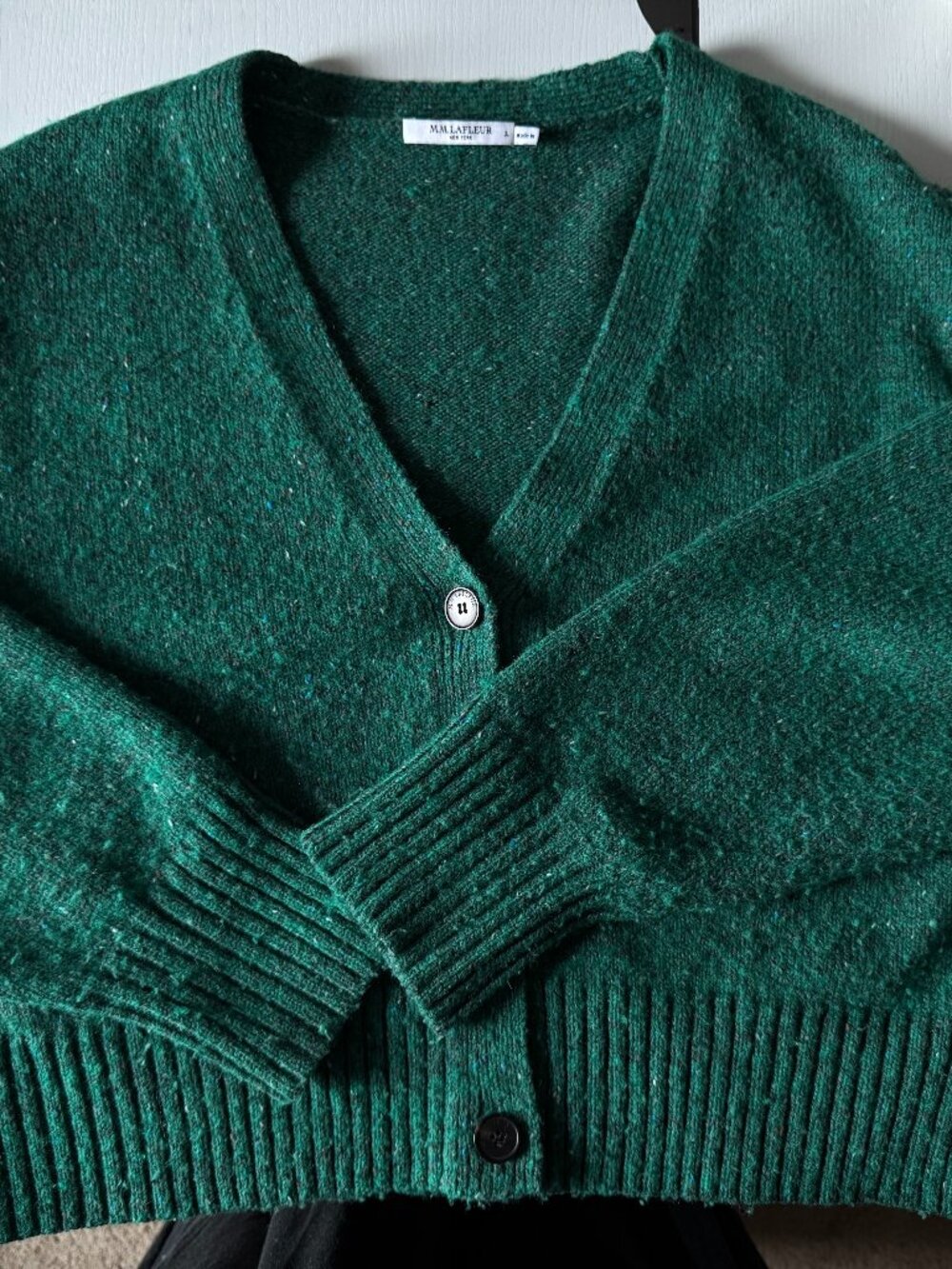 M.M.LaFleur Delina Confetti Wool Cardigan